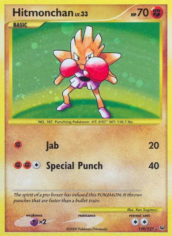 Hitmonchan - 129/133 - Platinum
