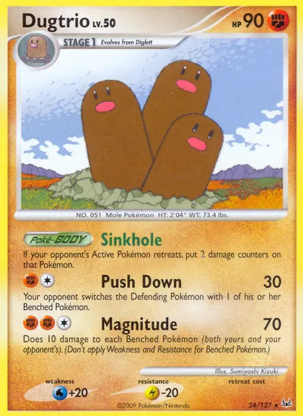 Dugtrio - 24/133 - Platinum