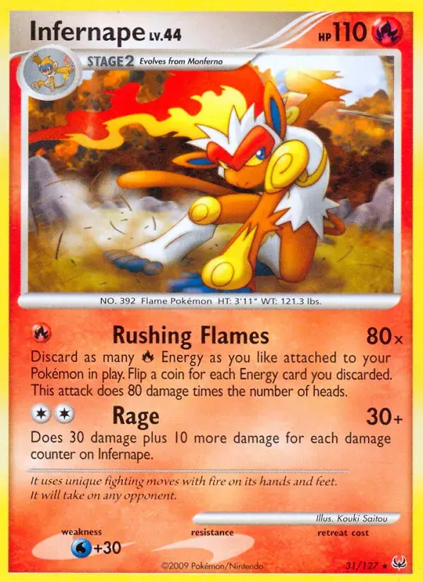 Infernape - 31/133 - Platinum