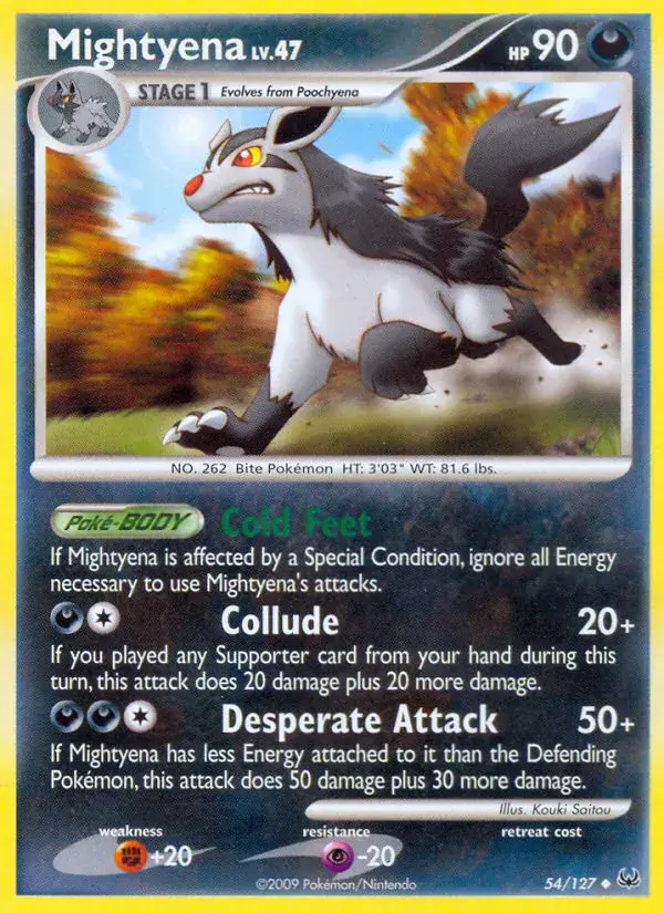 Mightyena - 54/133 - Platinum