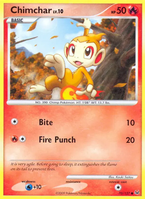 Chimchar - 70/133 - Platinum