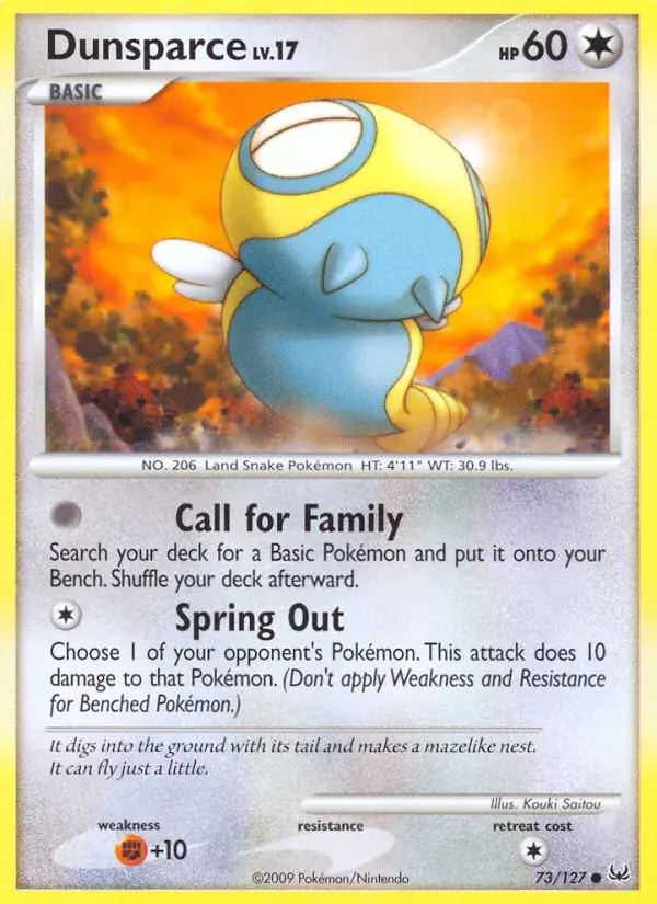 Dunsparce - 73/133 - Platinum