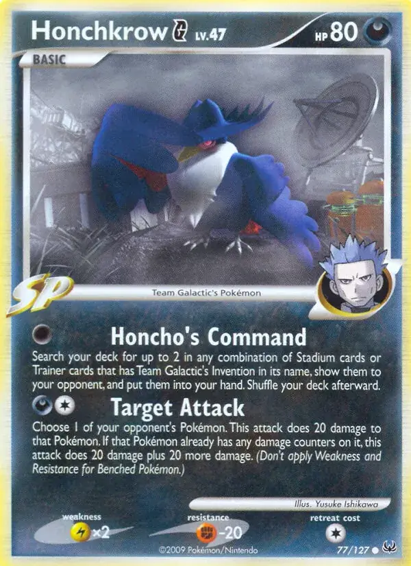 Honchkrow G - 77/133 - Platinum