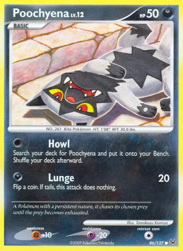 Poochyena - 86/133 - Platinum