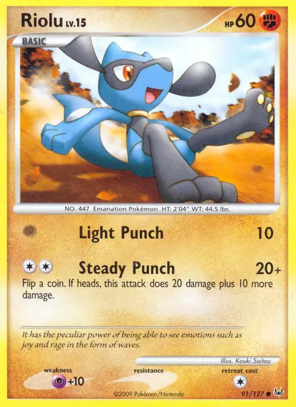 Riolu - 91/133 - Platinum