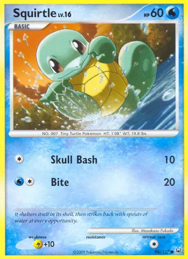 Squirtle - 96/133 - Platinum