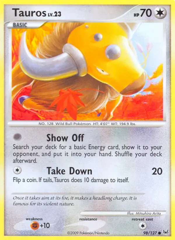 Tauros - 98/133 - Platinum