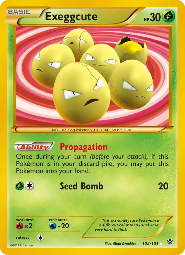 Exeggcute - 102/105 - Plasma Blast