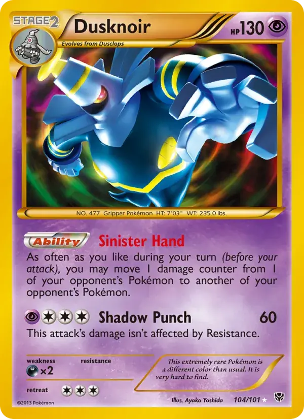 Dusknoir - 104/105 - Plasma Blast
