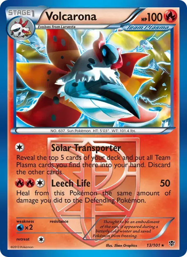Volcarona - 13/105 - Plasma Blast