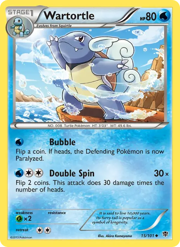 Wartortle - 15/105 - Plasma Blast
