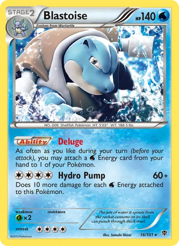 Blastoise - 16/105 - Plasma Blast