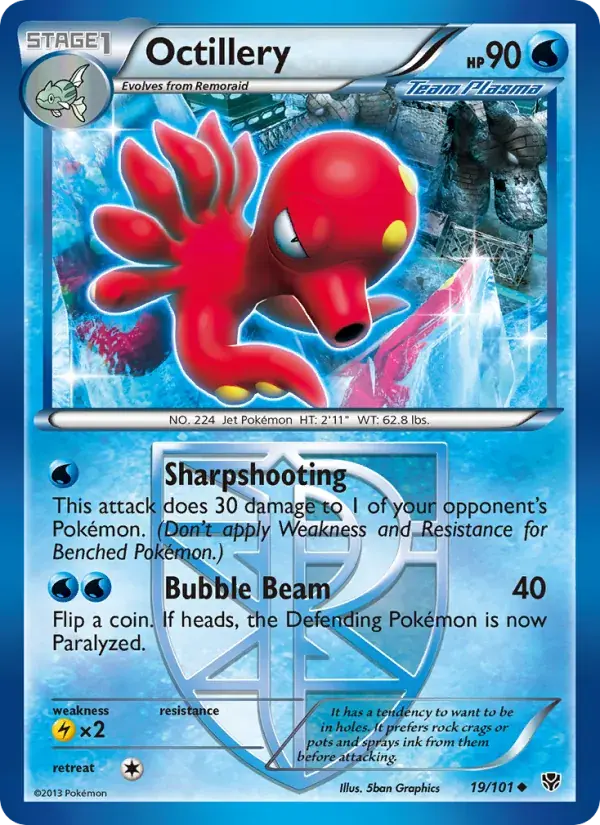 Octillery - 19/105 - Plasma Blast