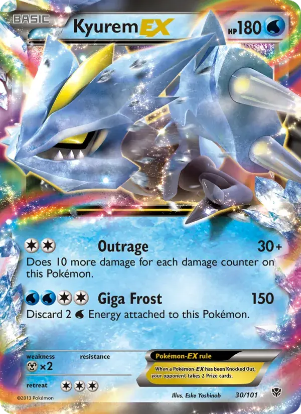 Kyurem-EX - 30/105 - Plasma Blast