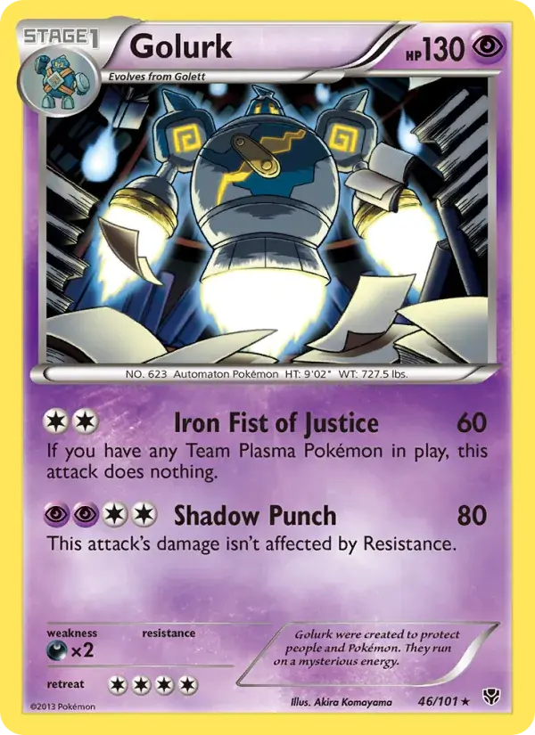 Golurk - 46/105 - Plasma Blast