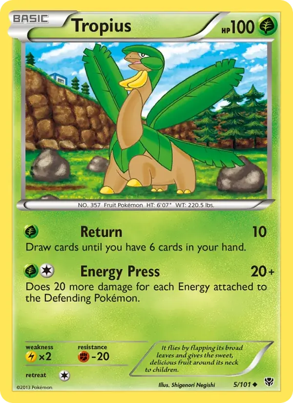 Tropius - 5/105 - Plasma Blast