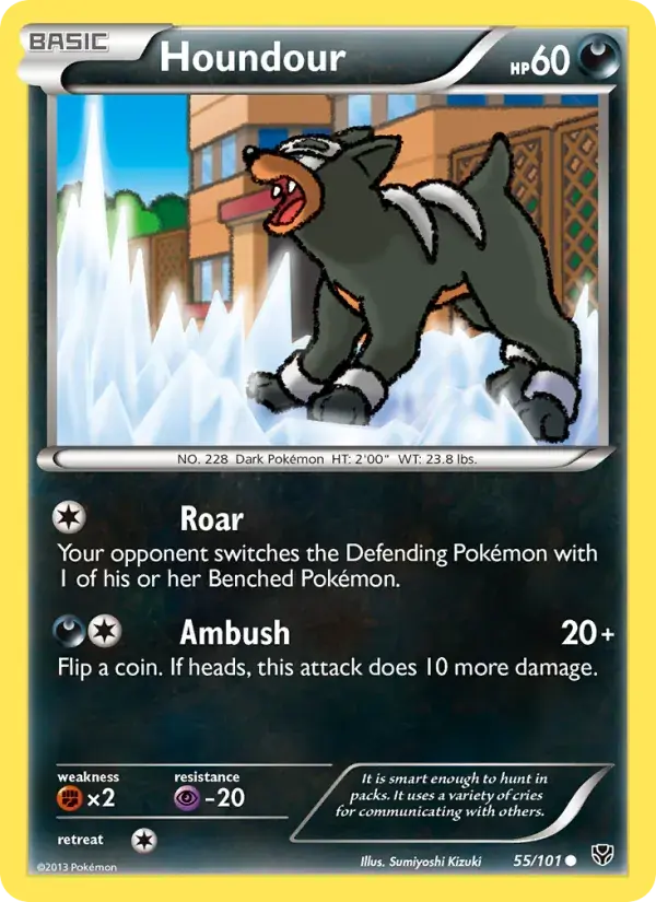 Houndour - 55/105 - Plasma Blast