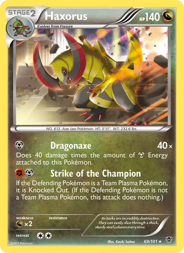 Haxorus - 69/105 - Plasma Blast