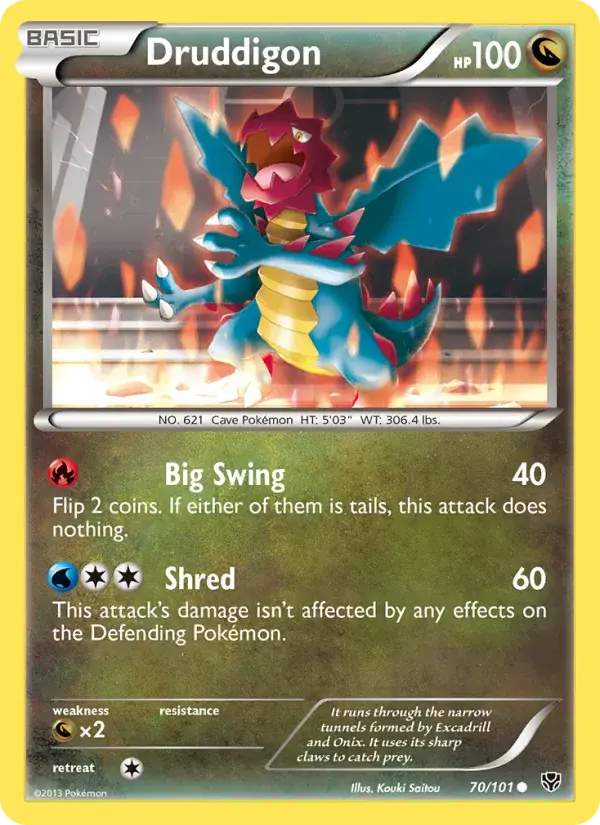 Druddigon - 70/105 - Plasma Blast