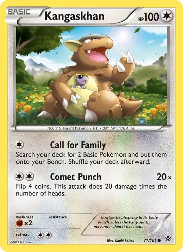 Kangaskhan - 71/105 - Plasma Blast