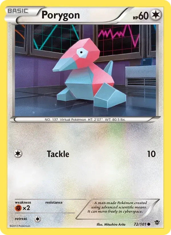 Porygon - 72/105 - Plasma Blast
