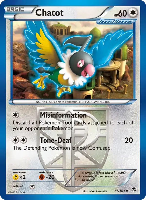 Chatot - 77/105 - Plasma Blast