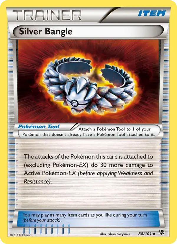 Silver Bangle - 88/105 - Plasma Blast