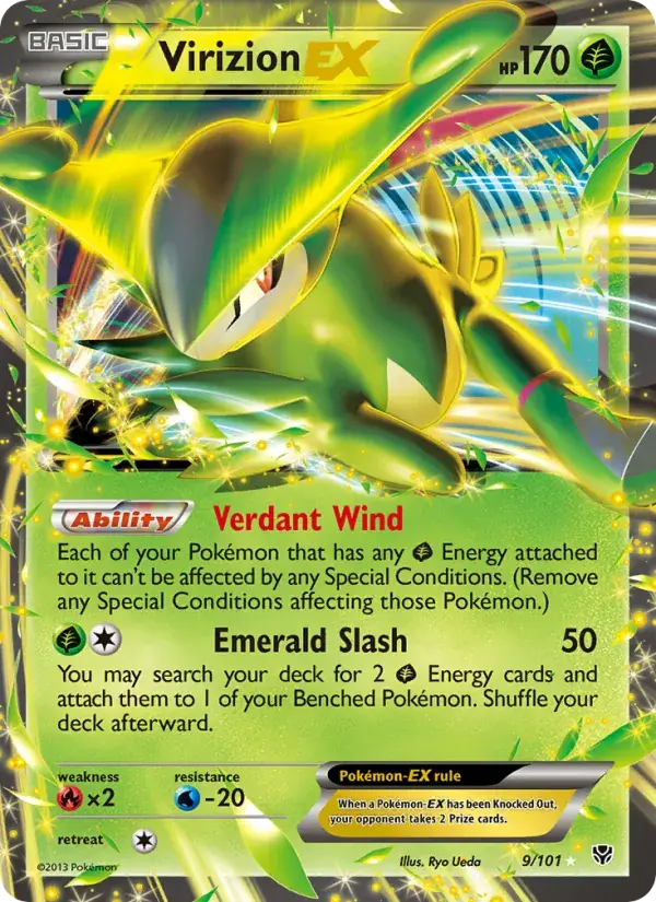 Virizion-EX - 9/105 - Plasma Blast