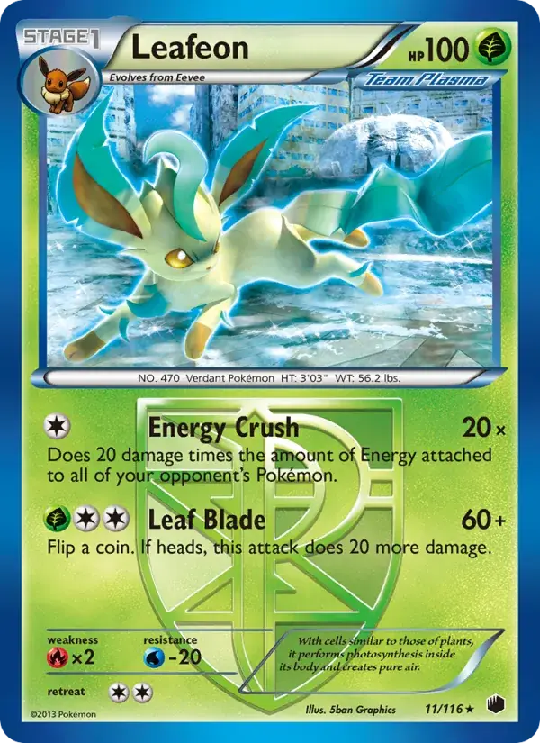 Leafeon - 11/122 - Plasma Freeze