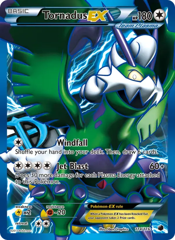 Tornadus-EX - 114/122 - Plasma Freeze