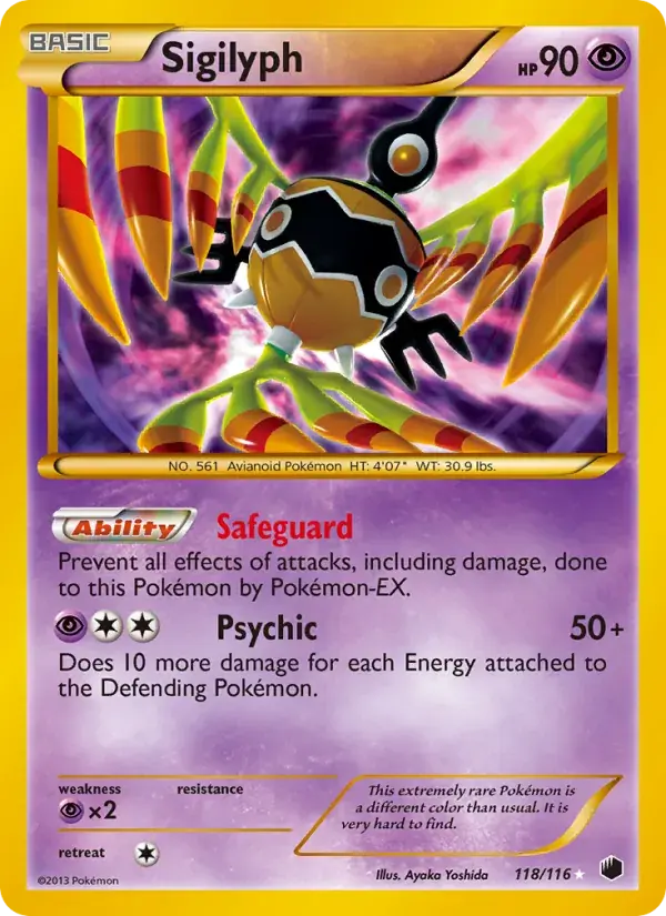 Sigilyph - 118/122 - Plasma Freeze
