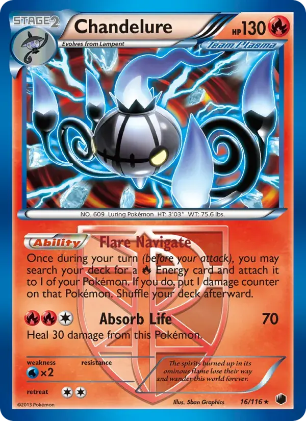 Chandelure - 16/122 - Plasma Freeze