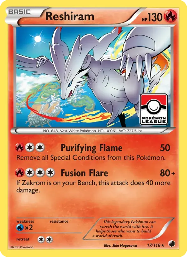 Reshiram - 17/122 - Plasma Freeze