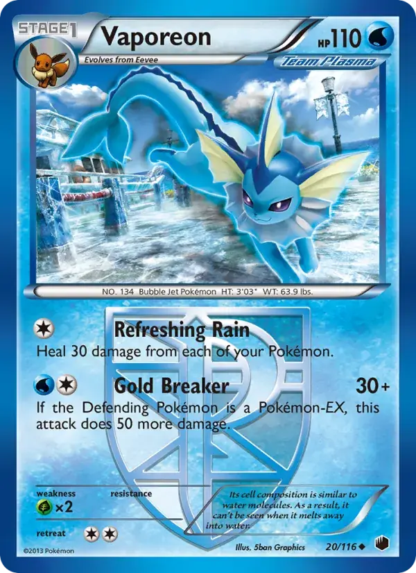 Vaporeon - 20/122 - Plasma Freeze