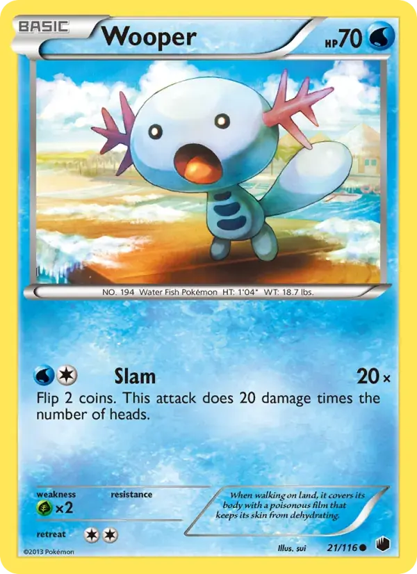 Wooper - 21/122 - Plasma Freeze