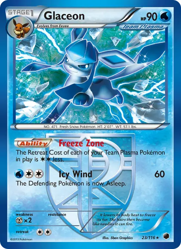 Glaceon - 23/122 - Plasma Freeze