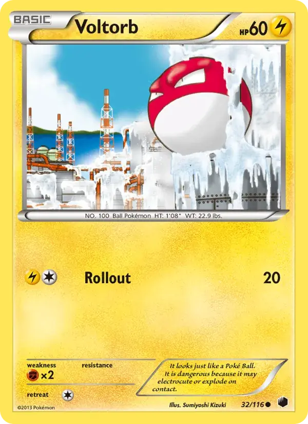 Voltorb - 32/122 - Plasma Freeze