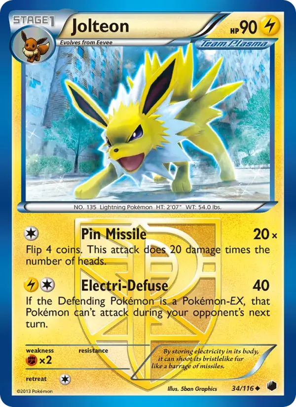 Jolteon - 34/122 - Plasma Freeze