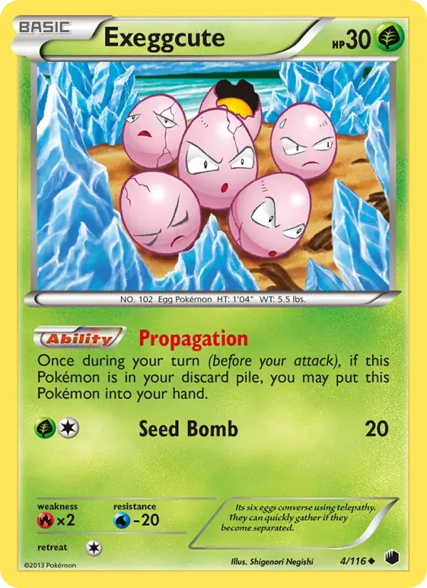 Exeggcute - 4/122 - Plasma Freeze