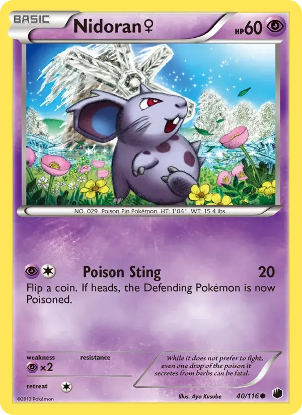 Nidoran♀ - 40/122 - Plasma Freeze
