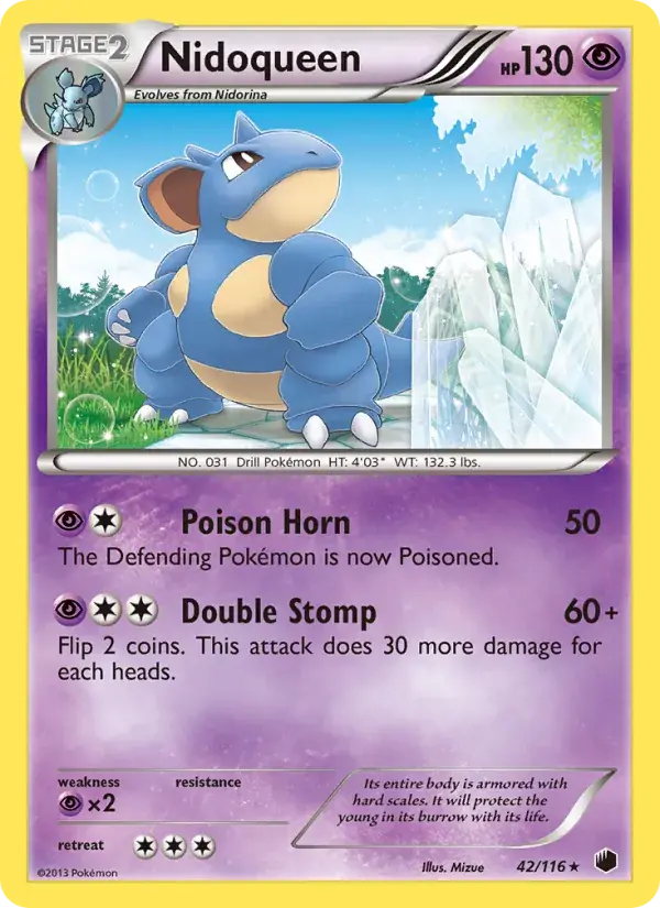Nidoqueen - 42/122 - Plasma Freeze