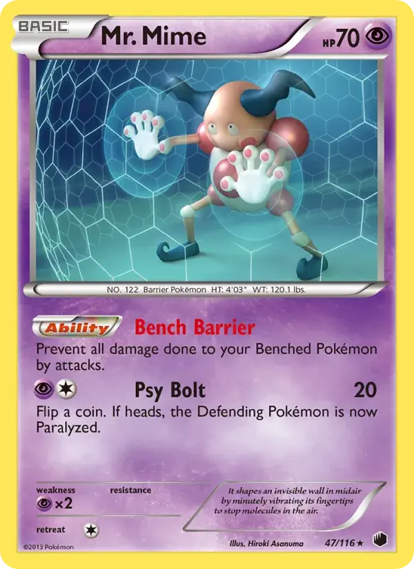 Mr. Mime - 47/122 - Plasma Freeze
