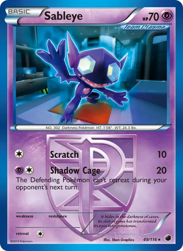 Sableye - 49/122 - Plasma Freeze
