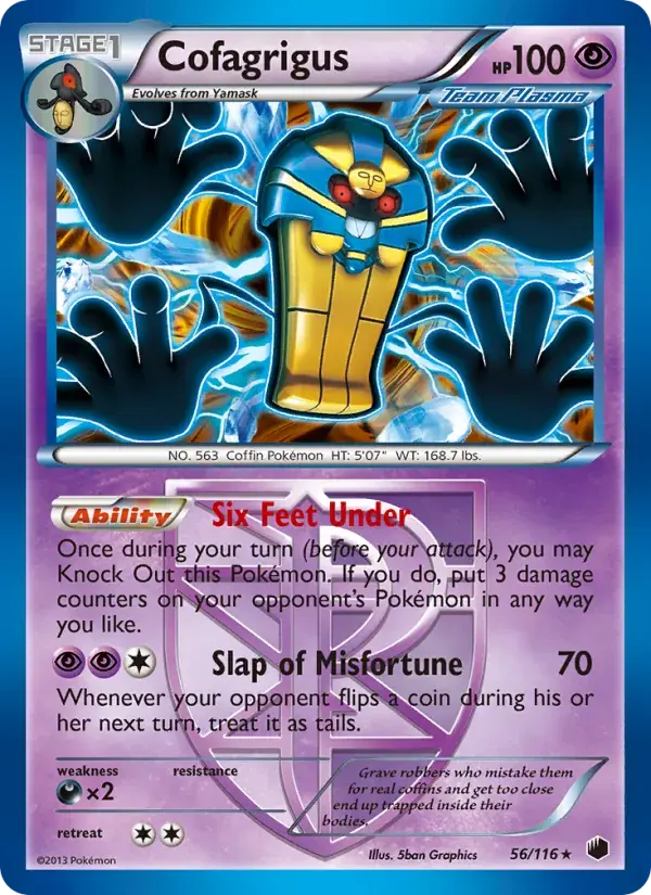 Cofagrigus - 56/122 - Plasma Freeze