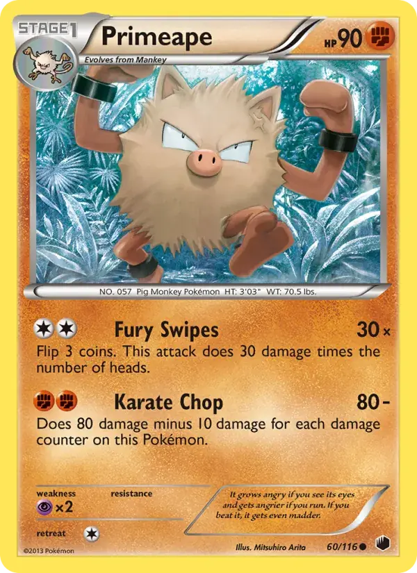 Primeape - 60/122 - Plasma Freeze