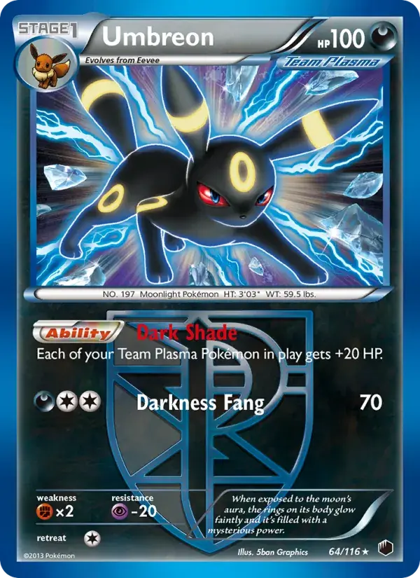 Umbreon - 64/122 - Plasma Freeze