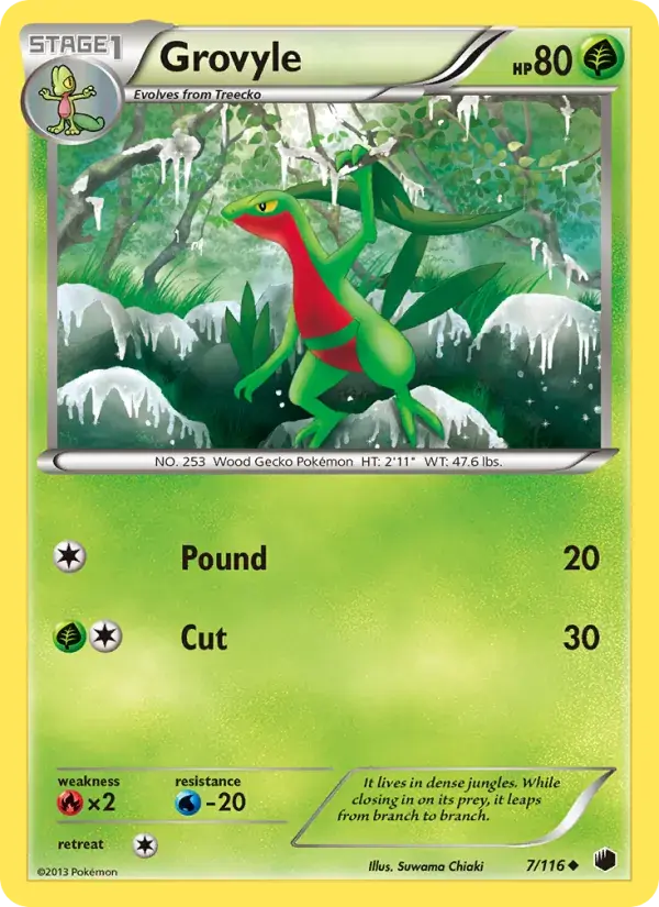 Grovyle - 7/122 - Plasma Freeze
