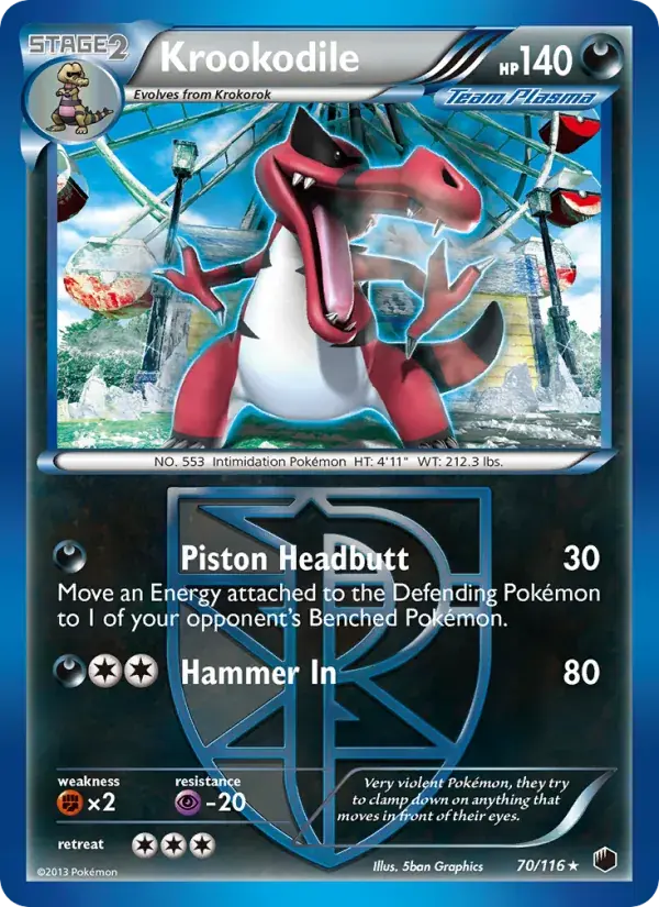 Krookodile - 70/122 - Plasma Freeze