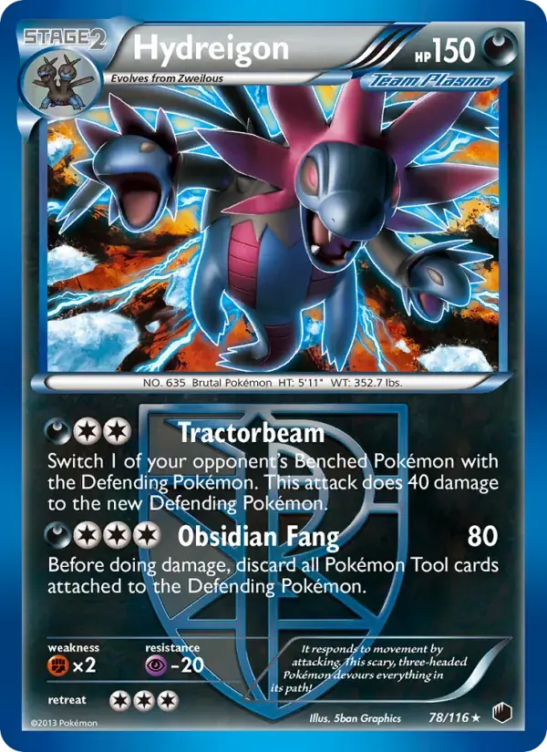 Hydreigon - 78/122 - Plasma Freeze