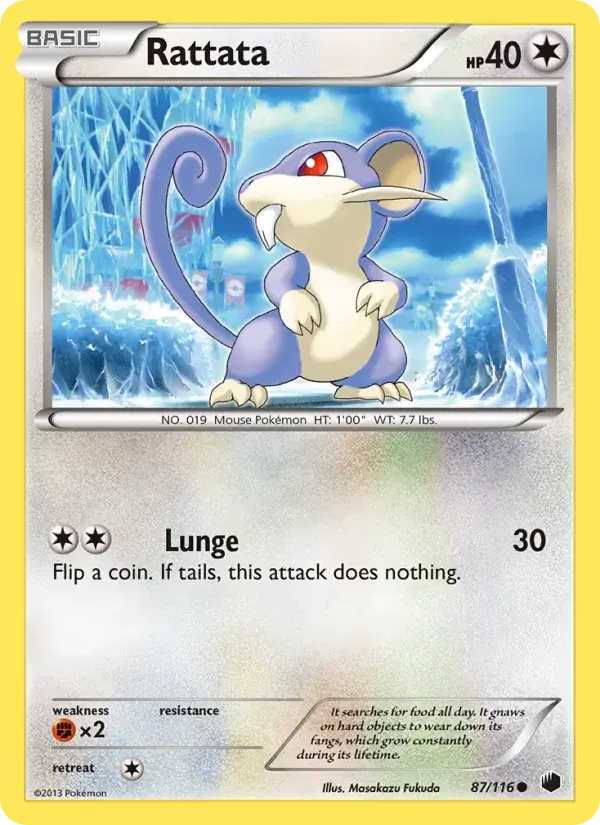 Rattata - 87/122 - Plasma Freeze